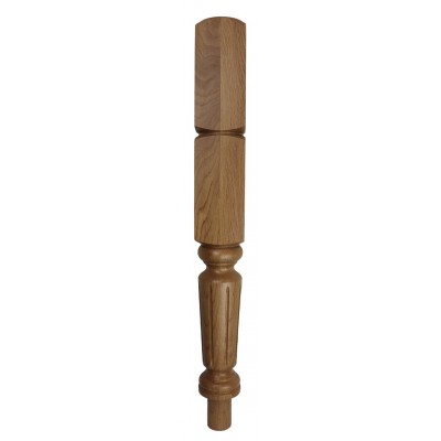 PST4 FLUTED GRECIAN STAIRCASE NEWEL POST - 710MM