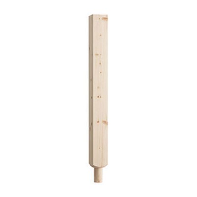 CHESHIRE MOULDINGS BENCHMARK PINE FULL SPIGOT NEWEL POST [PT850P] 