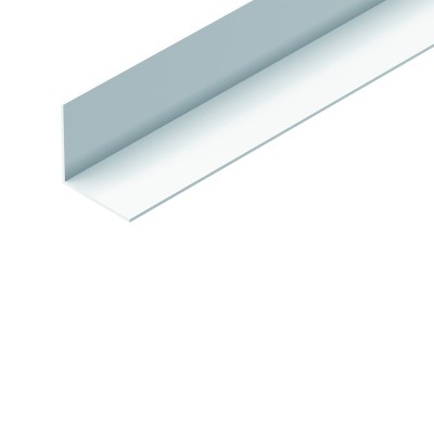 Cheshire Mouldings PVC Angle 2400x25x25mm - Pack QTY 10 [PVC03]