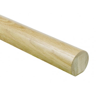 Richard Burbidge RHR3600WOU Wall Mounted Handrail Round White Oak 3.6m