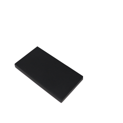 Pear Stairs Slim Matt Black Half Newel Cap - 90 x 45mm