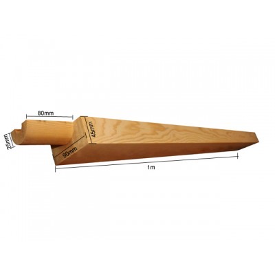 Square Half Newel Post inc Peg