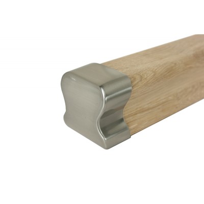 THR Traditional Handrail End Cap Brushed Nickel