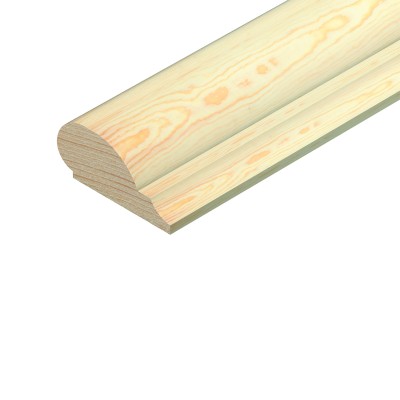 Cheshire Mouldings Pine Picture Rail 45x20x2400mm - Pack QTY 5 [TM484]