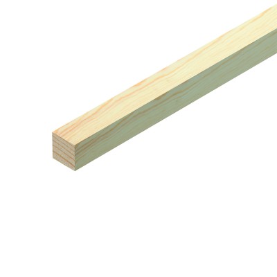 Cheshire Mouldings Pine PSE Square Stripwood 2400x9x9mm - Pack QTY 10 [TM620]