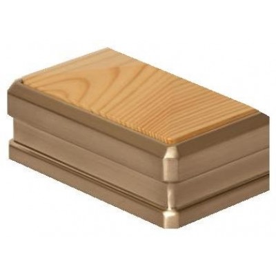 Half Insert Newel Cap Brushed Nickel