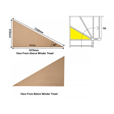 32mm Winder Tread 1 Right Hand