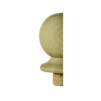 Richard Burbidge WONC2HALF Trademark White Oak Ball Newel Cap Half 90mm