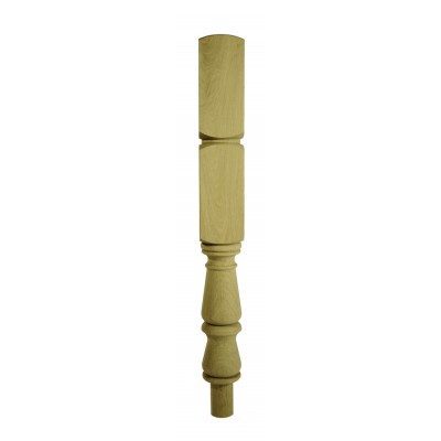 Richard Burbidge WONT415 Trademark White Oak Tulip Intermediate Newel Turning 90x710mm