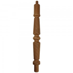 PST5 Grecian Twist Newel Post 90 x 90 x 675mm (use with THR)