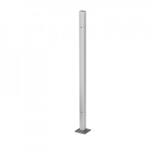 Q RAILING - BALUSTER POST, SQUARE LINE, 40X40MM, H=989MM, STAINLESS STEEL 316, 90 DEGREE CORNER POST,SATIN EXTERIOR [PK1] [1449720409012] 144972-040-90-12