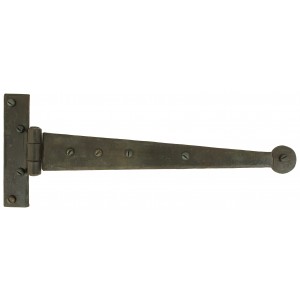 From The Anvil - Beeswax 12" Penny End T Hinge (Pair) 33006