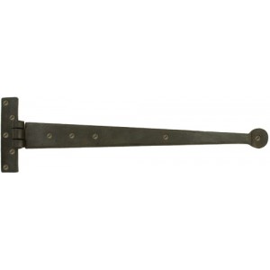 From The Anvil - Beeswax 18" Penny End T Hinge (Pair) 33010