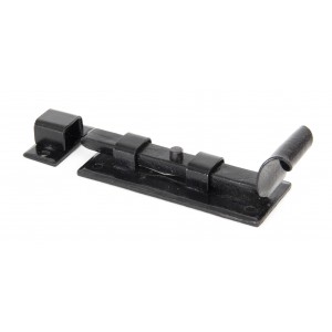 From The Anvil - Black 4" Straight Door Bolt 33013