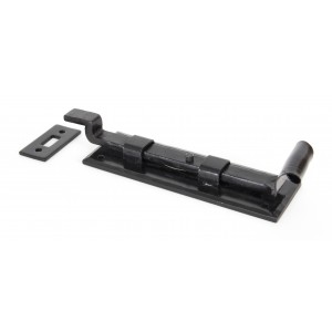 From The Anvil - Black 6" Cranked Door Bolt 33016