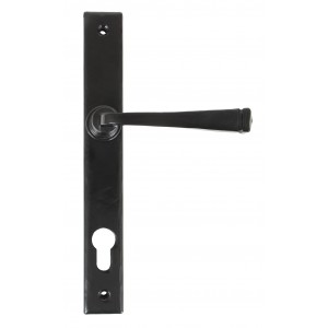 From The Anvil - Black Avon Slimline Lever Espagnolette Lock Set 33033