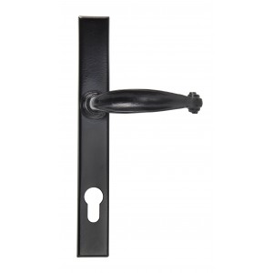 From The Anvil - Black Cottage Slimline Lever Espagnolette Lock Set 33035