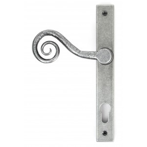 From The Anvil - Pewter Monkeytail Slimline Lever Espagnolette Lock Set - Right Hand - 33038R