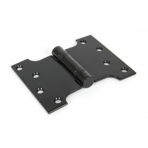 From The Anvil - Black 4 x 3" x 5" Ball Bearing Parliament Hinge (Pair) 33045