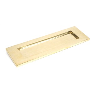 From The Anvil - Polished Brass Large Letter Plate 33050