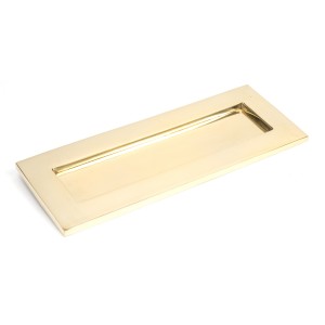 From The Anvil - Polished Brass Small Letter Plate 33060