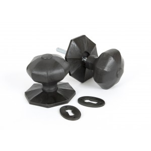 From The Anvil - Beeswax Large Octagonal Mortice/Rim Knob Set 33064