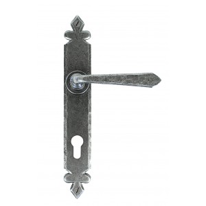 From The Anvil - Pewter Cromwell Lever Espagnolette Lock Set 33068