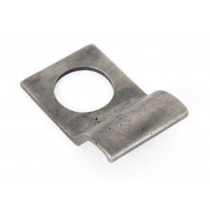 From The Anvil - Antique Pewter Rim Cylinder Pull 33071