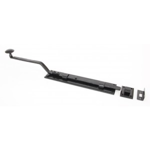 From The Anvil - Black 10" French Door Bolt 33114