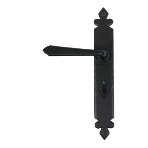 From The Anvil - Black Cromwell Lever Bathroom Set 33118