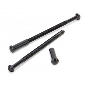 From The Anvil - Black 5mm Male & Female Screws (2) No Slots 33119S