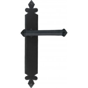 From The Anvil - Black Tudor Lever Latch Set 33173