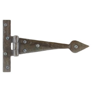 From The Anvil - Beeswax 6" Arrow Head T Hinge (Pair) 33207