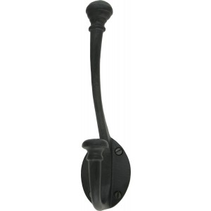 From The Anvil - Black 7 3/4" Hat & Coat Hook 33249