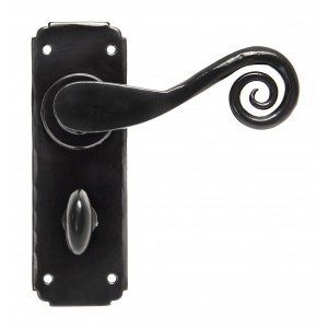 From The Anvil - Black Monkeytail Lever Bathroom Set 33266