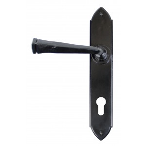 From The Anvil - Black Gothic Lever Espagnolette Lock Set 33273