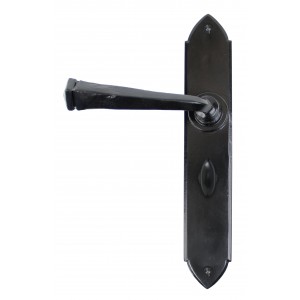 From The Anvil - Black Gothic Lever Bathroom Set 33274