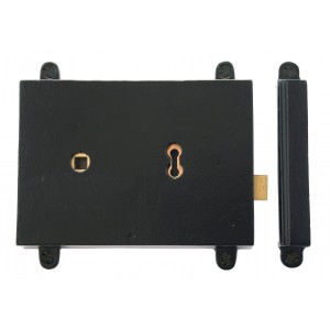 From The Anvil - Black Rim Lock & Cast Iron Cover 33299