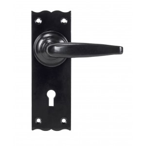 From The Anvil - Black Oak Lever Lock Set 33319