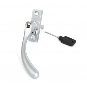 From The Anvil - Satin Chrome Slim Peardrop Espagnolette Fastener - Right Hand - 33329