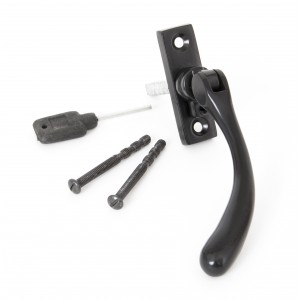 From The Anvil - Black Slim Peardrop Espagnolette Fastener - Left Hand - 33331
