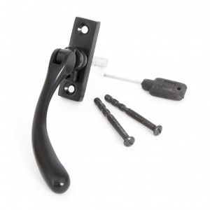 From The Anvil - Black Slim Peardrop Espagnolette Fastener - Right Hand - 33332