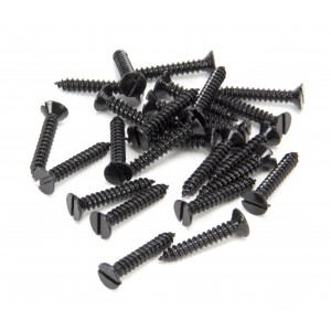 From The Anvil - Black 8 x 1" Countersunk Screws (25) 33417