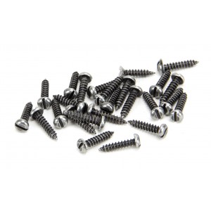 From The Anvil - Pewter 4 x 1/2" Round Head Screws (25) 33421