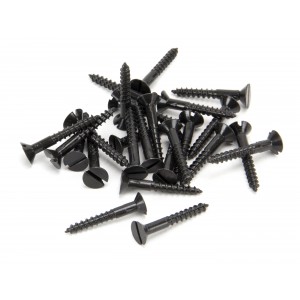 From The Anvil - Black 6 x 1" Countersunk Screws (25) 33422