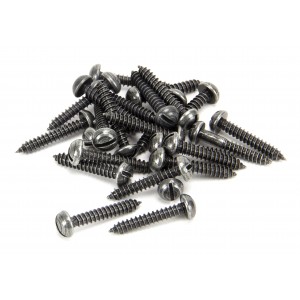 From The Anvil - Pewter 8 x 1" Round Head Screws (25) 33433