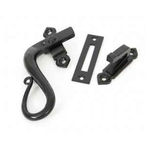 From The Anvil - Black Locking Shepherds Crook Fastener - Left Hand - 33468