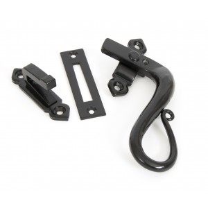 From The Anvil - Black Locking Shepherds Crook Fastener - Right Hand - 33469