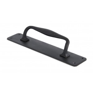 From The Anvil - Beeswax Pull Handle on Backplate 33479