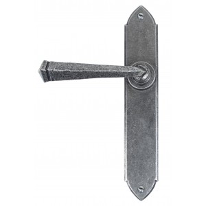 From The Anvil - Pewter Gothic Lever Latch Set 33601